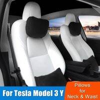 Universal For Head Lumbar Relief Support Car Neck Waist Pillows For Tesla Model 3 Y Soft Comfortable Cushion 1 Pc Headrest