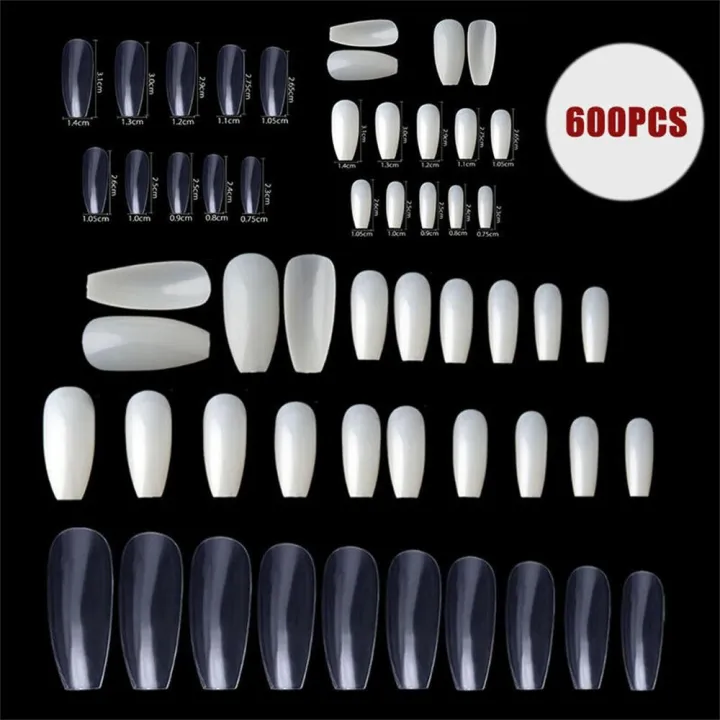 MOKOU 600Pcs Nails Art Tip Artificial Manicure Tips French Style Full Cover Nail Extensions Coffin Shape Ballerina False Nails Nail Art Patch Fake Nails | Lazada PH MOKOU 600Pcs Nails Art Tip Artificial Manicure Tips French Style Full Cover Nail Extensions Coffin Shape Ballerina False Nails Nail Art Patch Fake Nails | Lazada PH