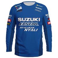 [In stock] 2023 design shirt long sleeve new suzuki tee ecstar 3d printed from ，Contact the seller for personalized customization of the name