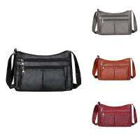 tr1 Shop PU Womens Solid Color Retro Casual Crossbody Bag Shoulder Bag