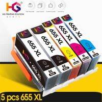 【Free-delivery】 HG MEGA STORE 655XL สำหรับ HP655หมึกสำหรับ655xl สำหรับประโยชน์จากหมึก Deskjet 3525 4615 4625 5525หมึก6525 6520