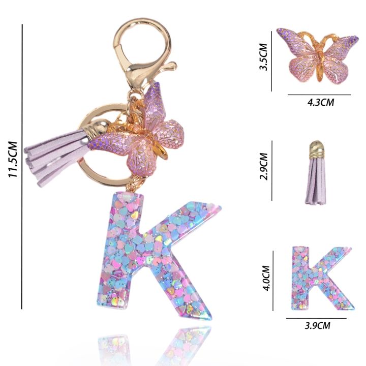 a-z-dreamy-sequin-letters-keychain-for-women-tassel-butterfly-pendant-initial-keyring-purse-suspension-bags-charms-car-key-chain