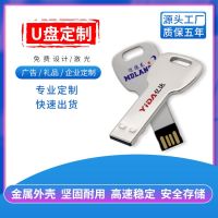 แฟลชไดร์ฟเริ่มต้น32G กุญแจโลหะ Usb แฟลชของขวัญกิจกรรมประมูลสร้างสรรค์ความเร็วสูงแฟลชไดร์ฟ16G 64 G