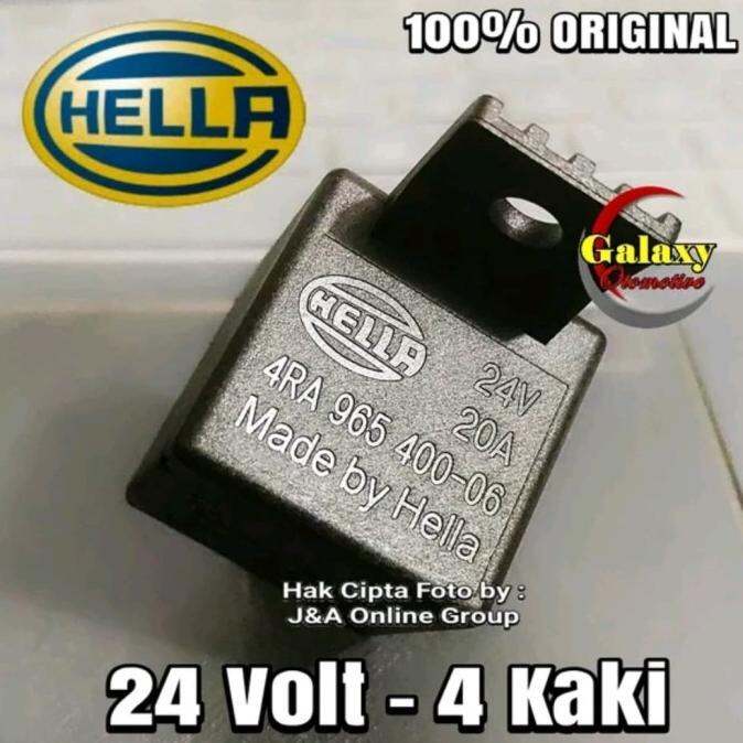 Relay Hella 24V Kaki 4 Original Hella Murah Lazada Indonesia