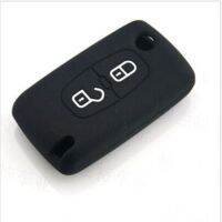 wenminr New Black Silicone Case Bag Cover for 107 207 307 308 407 408 Key Fob 2 Buttons Car-styling car-covers