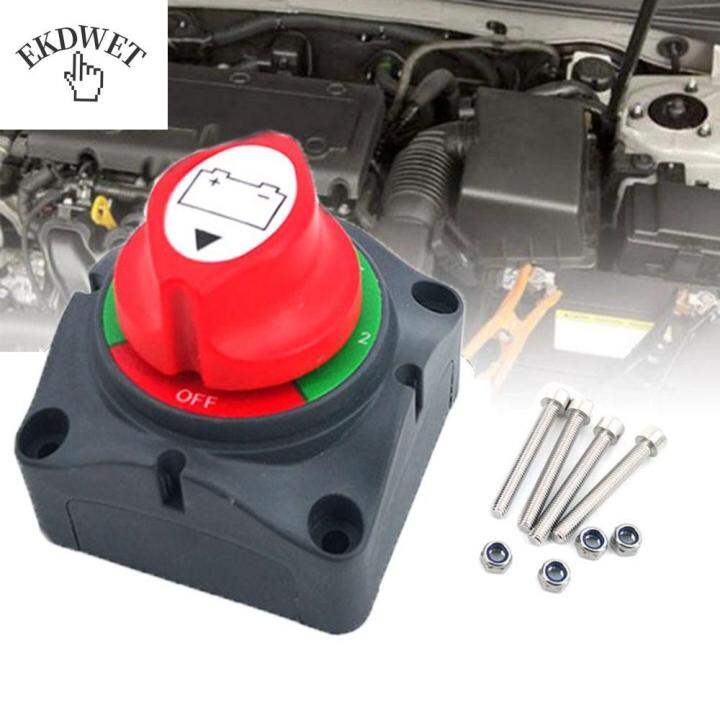 EKDWET Knob Car Dual Battery Switch 200A 300A 12V-60V Car Battery ...