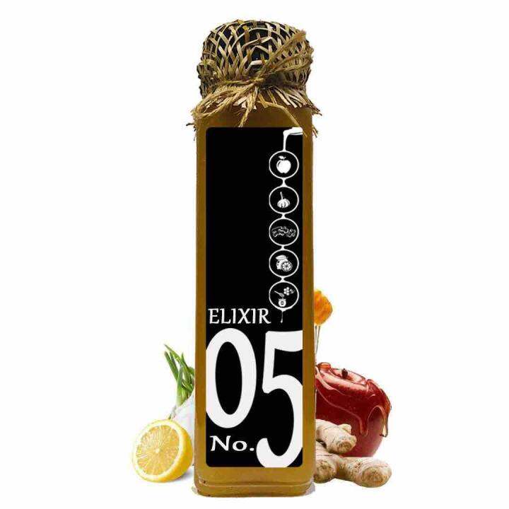 Elixir No. 5 100 Natural Blend of Organic Apple Cider Vinegar Ginger