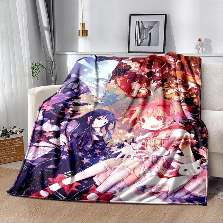 Multi size inventory) Cartoon Mahoshojyo Puella Magi Madoka Magica Anime  Blanket Homura Akemi Fuzzy Amazing Heating Blanket Home Decoration (Free  personalized design available) | Lazada