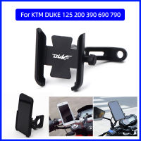 สำหรับ KTM DUKE 125 200 390 690 790รถจักรยานยนต์ CNC อลูมิเนียมที่วางโทรศัพท์มือถือ GPS Navigator กระจก H Andlebar ยึดอุปกรณ์เสริม SGRHSR