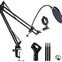 Microphone Scissor Arm Stand Bm800 Holder strengthen Microphone Stand With A Spider Cantilever Bracket Universal Shock Mount