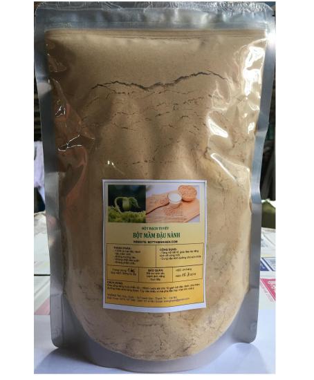 Giá sỉ 1kg bột mầm đậu nành - uống tăng cỡ ngực phụ nữ - có tặng quà - ảnh sản phẩm 1