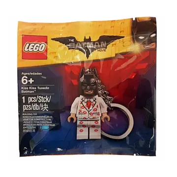 Lego Pink Batman Keychain