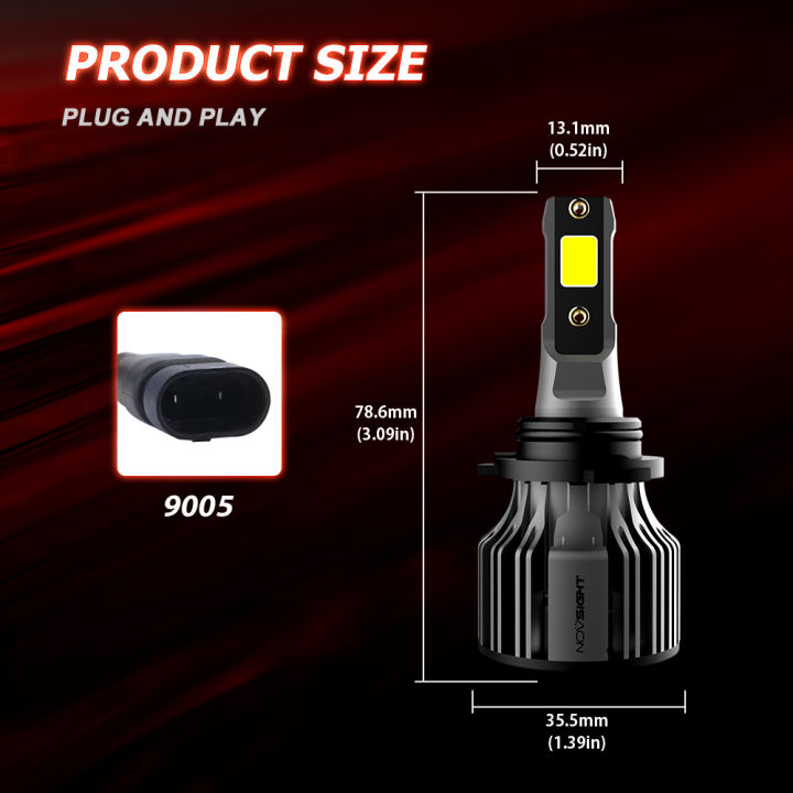 thorsight-led-car-headlight-h4-h11-9005-9007-led-6000k-รถยนต์-ไฟหน้ารถ-1คู่-ไฟหน้ารถยนต์