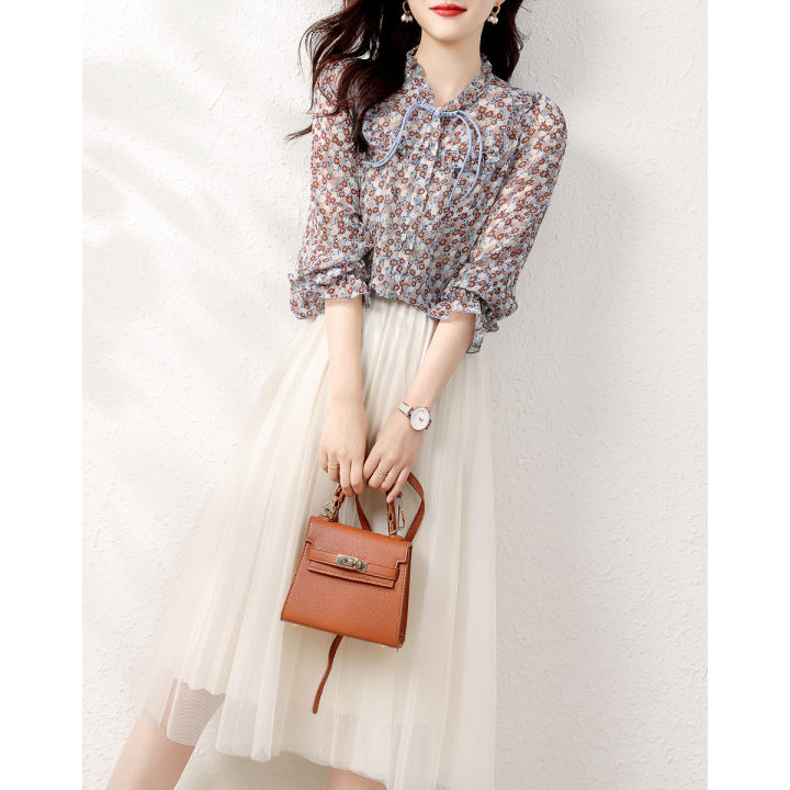 misumixiu-2022-autumn-new-romantic-sweet-chiffon-floral-shirt-womens-long-sleeved-fashion-temperament-korean-version-blouse