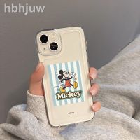 ชีตเคสดิสนีย์ Apple 14Promax เคสโทรศัพท์มือถือ IPhone13Pro/12ใส11นิ่ม XS อินเทรนด์ XR มิกกี้