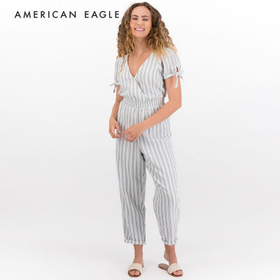 American Eagle Tie-Sleeve Jumpsuit ชุดจั้มสูท ผู้หญิง (EWDR 039-5913-106)