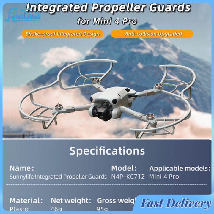 FunsLane Drone Propeller Guard Drones Blades Flight Safety Propeller