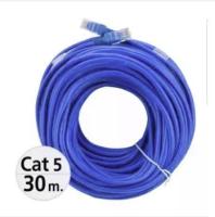 [ส่งเร็วพิเศษ!] สายแลนสำเร็จรูปพร้อมใช้งาน ยาว 30 เมตร UTP Cable Cat5e 30M(Blue)