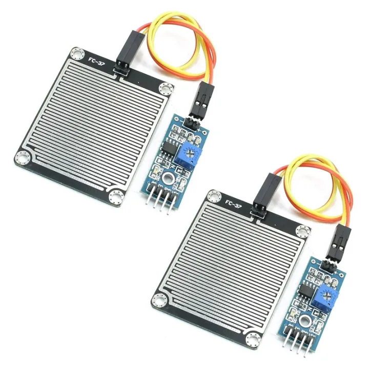2X Rain Sensor Module Rainwater Rain Sensor Module 3, 3V5V Lazada.co.th