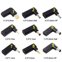 USB Type c to DC PD Power Charging Connector (5.5x2.5 5.5x2.1,4.5x3.0 7.4x5.0 3.0x1.1)