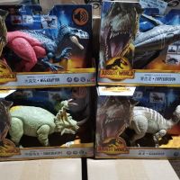 Mattel Jurassic World 3ปกครองภาพยนตร์กับเสียงประกอบคำรามเลื่อนฟัน Hdx17ของเล่นไดโนเสาร์โมเดลไดโนเสาร์