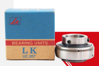 UC207 เพลา 35 mm.  LK  INSERT BEARING UNIT Shaft 35 mm. ลูกปืนตุ๊กตา เพลา 35 มิลลิเมตร =  1 ตลับ