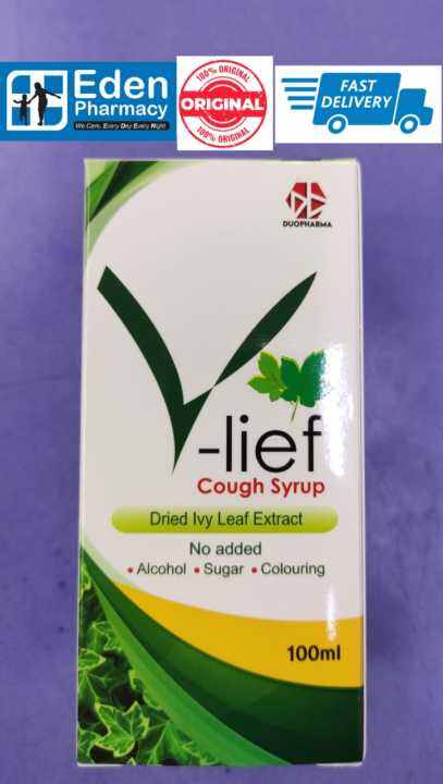 Duopharma V Lief Cough Syrup Dried Ivy Leaf Extract 100ml Lazada