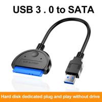 Usb 3.0กับ Sata 2.5นิ้วฮาร์ดดิสก์ไดรฟ์เอ็กซ์เทอร์นัลฮาร์ดดิสก์สายแปลงอะแดปเตอร์สายเคเบิล Iii Sata Sata เป็น Usb