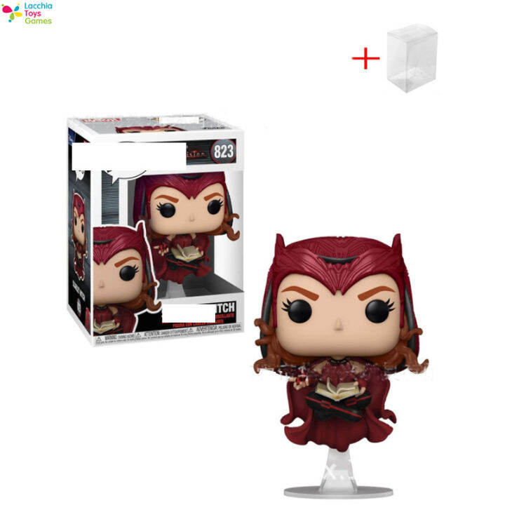 lt-จัดส่งรวดเร็ว-funko-pop-wanda-vision-ตุ๊กตาขยับแขนขาได้สการ์เล็ตวิชของตกแต่งบ้านเครื่องประดับขนาดเล็ก-cod