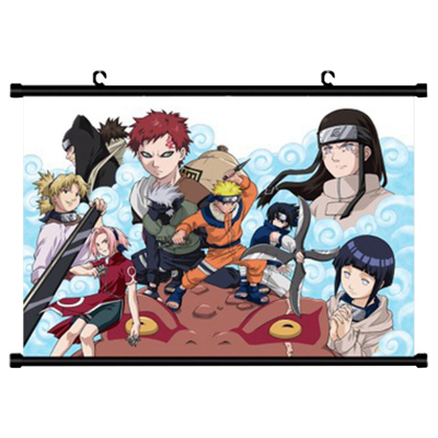 Naruto Sasuke Naruto Hinata wall painting anime hanging scroll scroll poster cloth painting