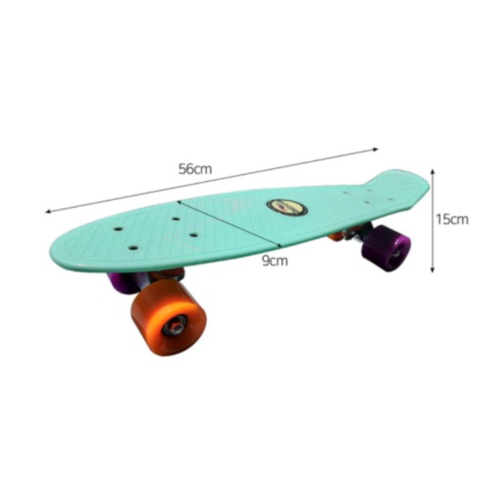 tabole-cruiser-skateboard-for-beginners-kids-boys-and-girls-pu-4-colors-22in-1ea