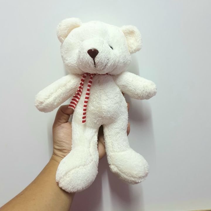 ตุ๊กตาหมียืน-สีขาว-ขนาดเหมาะมือ