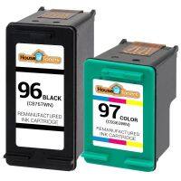 Printer Cartridge for 2PK HP 96 97 fits PhotoSmart 8150v 8150xi 8400 8450 8750 Ink Cartridges