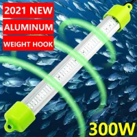 □✌ DC 12V 100W 200W 300W 10M Wire Aluminum High Power Green White Blue Yellow LED Bait Submersible Underwater Fishing Light