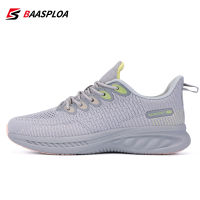 Baasploa 2022 New Women Fashion Sneaker Light Knit Running Shoes Female Tenis Sneaker Comfortable Walking Shoes