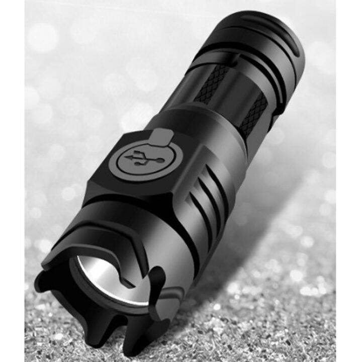 strong-light-flashlight-usb-rechargeable-flashlight-tactical-mini-flashlight-usb-rechargeable-fixed-focus