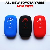 ใหม่ล่าสุด ซองกุญแจ ซิลิโคน กระเป๋าใส่กุญแจ ซองกุญแจนิรภัย Immobilizer สำหรับ ALL NEW TOYOTA YARIS ATIV 2022 2023