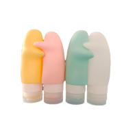 Silicone Squeeze Bottle TSA-approved Travel Bottle Leakproof Shampoo Container Squeeze Tube Empty Bottle Portable Silicone Travel Bottle