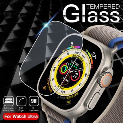 Tempered Glass for Apple Watch Ultra 49mm Screen Protector Anti-Scratch for Apple Watch 8 Pro 49mm Smartwatch Nails  Screws Fasteners