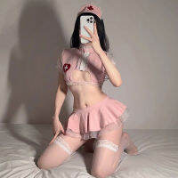 Sexy Lingerie Sexy Cute Nurses Uniform Role Play Hollow Uniform Temptation Female Free From Passion Pure Desire To Send On Behalf