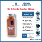Bột Ớt Paprika Spice - Cay - Nhập Khẩu Đức 64gr Hũ  Date 2 Năm