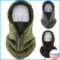 X-หมวก Seluruh Wajah ให้ความอบอุ่นชุดกันหนาว Polar Fleece Balaclava ดาวแฟชั่นกันลมหมวกฤดูหนาวผู้ชายผู้หญิง