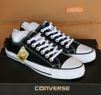 All Star(Classic) ox - Black Free box รุ่นฮิต สีดำ รองเท้าผ้าใบ คอนเวิร์ส ได้ทั้งชายหญิง ฟรีกล่อง!!!