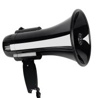 2X Portable Megaphone Speaker Bullhorn 30 Watt Power Handheld Microphone Built-in Siren Alarm Volume Control and Strap