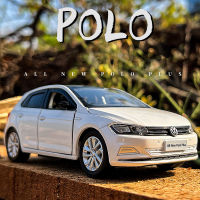 1:32 Volkswagens POLO Alloy Car Model Diecasts &amp; Toy Vehicles Metal Car Model Simulation Sound Light Collection Childrens Gift