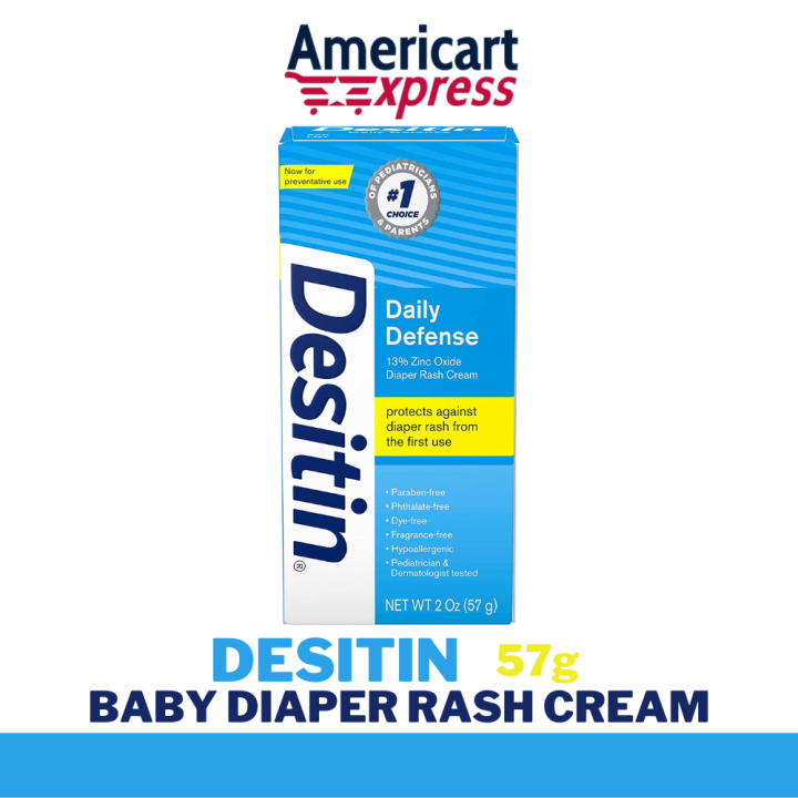 Desitin Daily Defense Baby Diaper Rash Cream 57g Expiry 02/2025