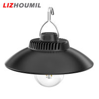 LIZHOUMIL ไฟ Led ตั้งแคมป์ Built-In 1200 Ma แบตเตอรี่100-200ลูเมน Typec ชาร์จไฟสำหรับเต็นท์พร้อมตะขอ