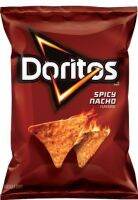 Doritos Spicy nacho 311.8 G ??สไปซี่ นาโช ชีส ทอร์ทิลล่า ชิพส์ แผ่นข้าวโพดทอดกรอบชนิดเผ็ด??รสเนยแข็ง) ???? จากประเทศสหรัฐอเมริกา