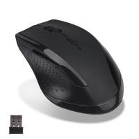 【CW】 2.4GHz Wireless Mouse Optical Gaming Mouse PC Office Mice Ergonomic Black USB Computer Mouse Gamer For Laptop Desktop PC Games