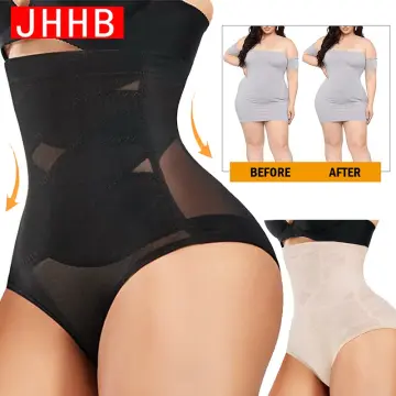 Women High Waist Cross Compression Abs Shaping Tummy Control Body Shaper  Shorts